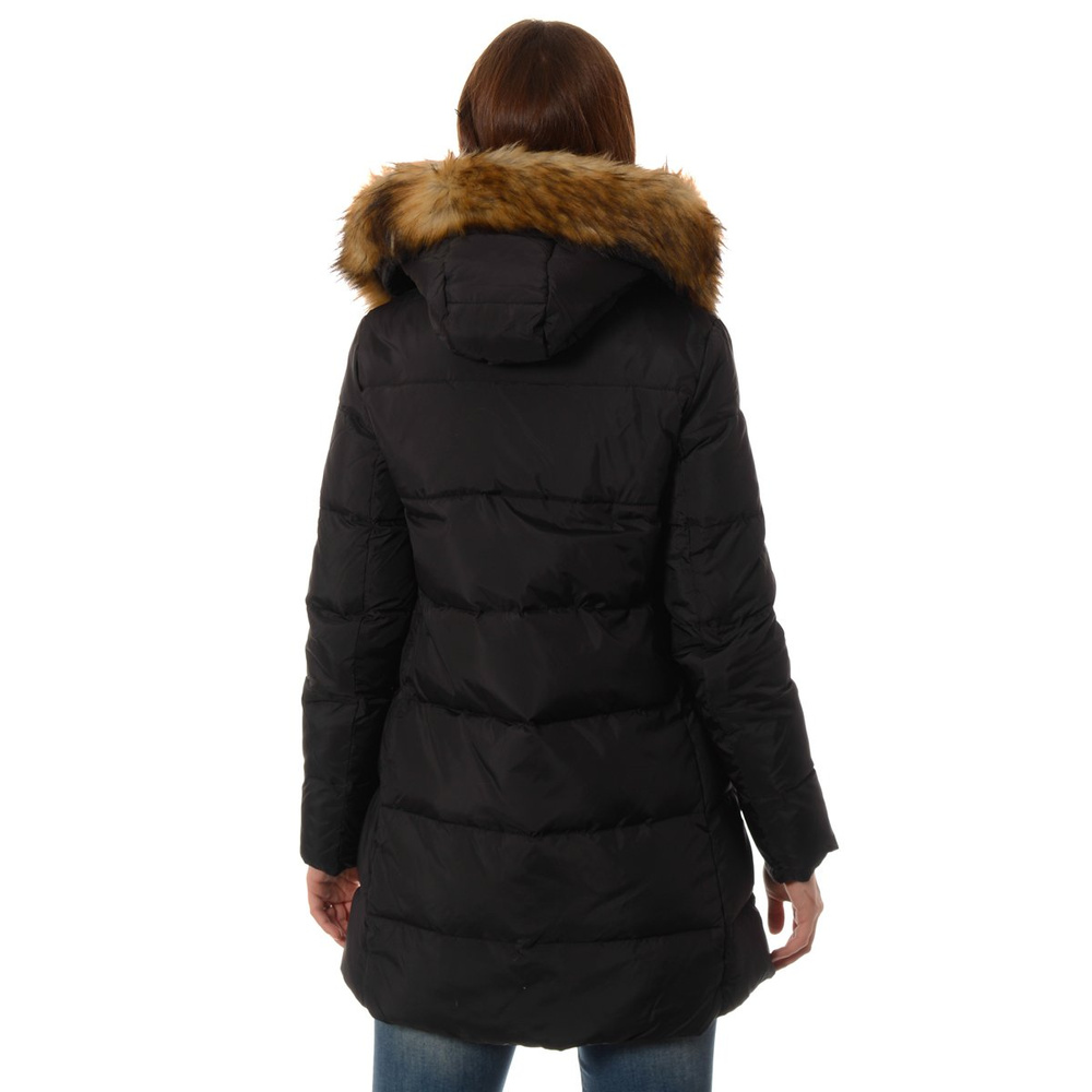 Damska Puchowa Kurtka Zimowa Inez Czarna