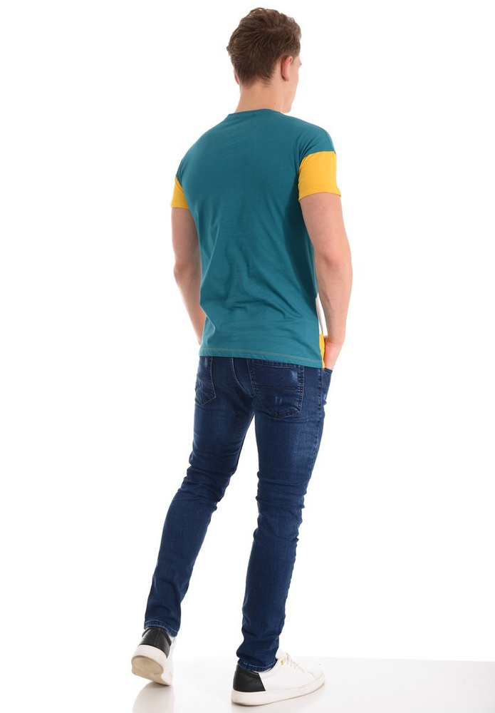 Męska Koszulka T-Shirt Nadruk Zielona