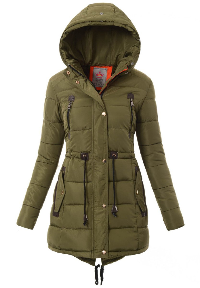 Damska Zimowa Kurtka Ortalionowa Loretta Zielona