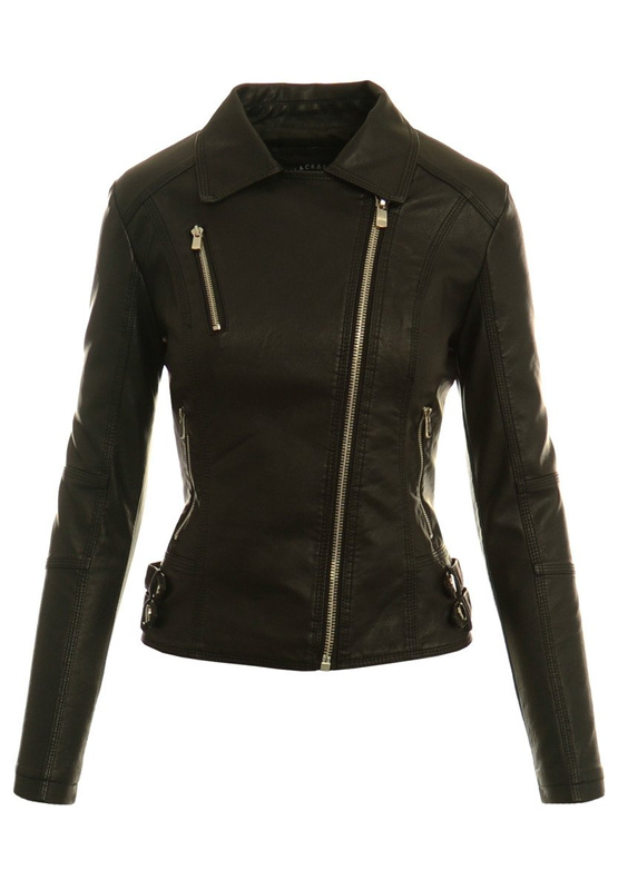 Rewelacyjna Damska Kurtka Ramoneska Dewi Czarna