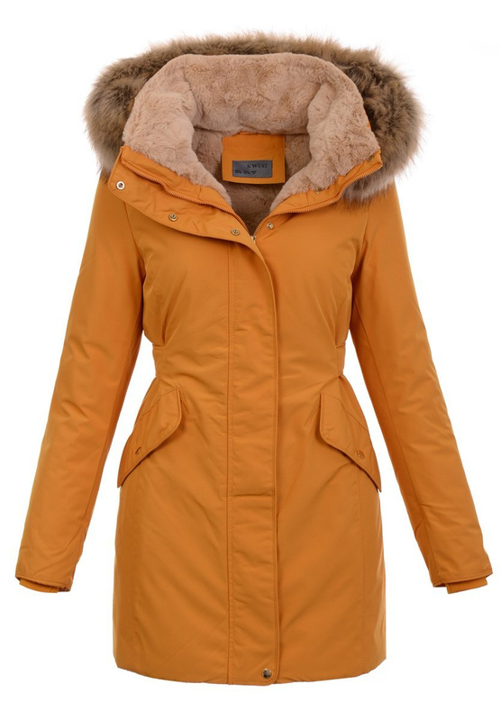 Zimowa Kurtka Parka Mirela Camel