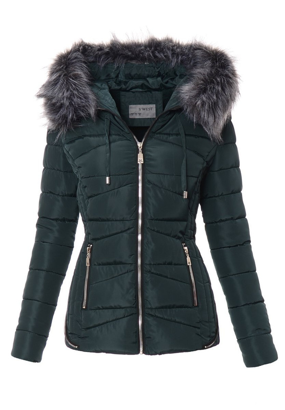Damska Kurtka Ortalionowa Fabia Zielona