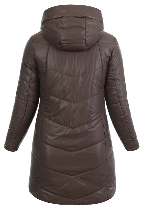 Damska Kurtka Zimowa Władysława Brązowa