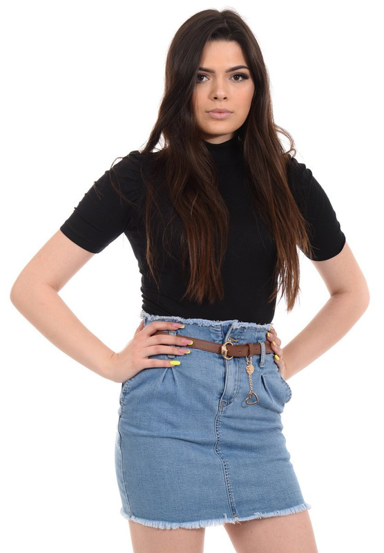 Damska Spódnica Jeansowa Niebieska