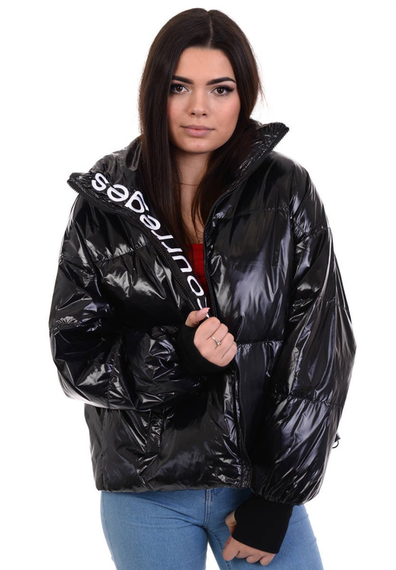 Damska Kurtka Oversize Courreges Czarna