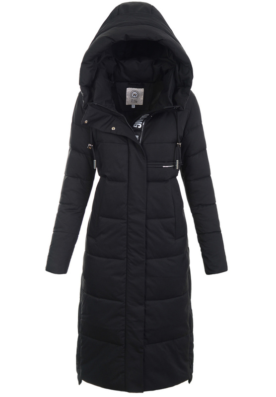 Damska Kurtka Ortalionowa Długa Lucyna Czarna