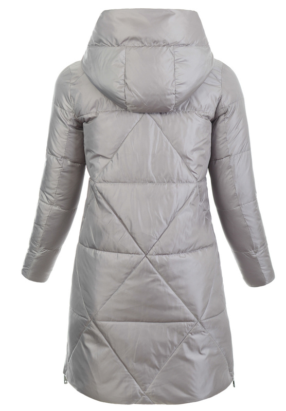 Damska Kurtka Pikowana Długa Blanca Beżowa