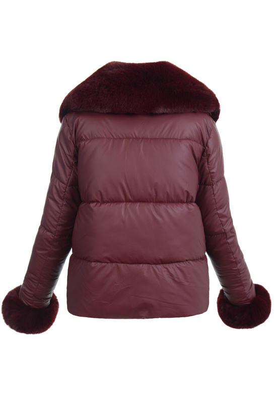 Damska Kurtka Zimowa Bogumiła Bordowa