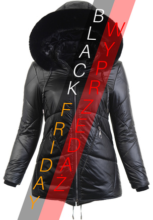 Damska Zimowa Kurtka Janina Czarna