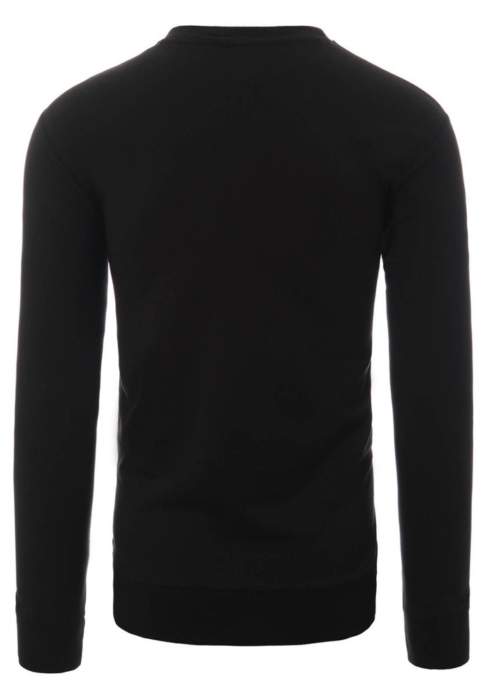 Męska Bluza Bez Kaptura Nszywka Rock Czarna