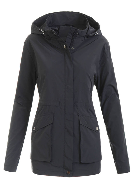 Damska Kurtka Parka Wiosenna Alice Czarna