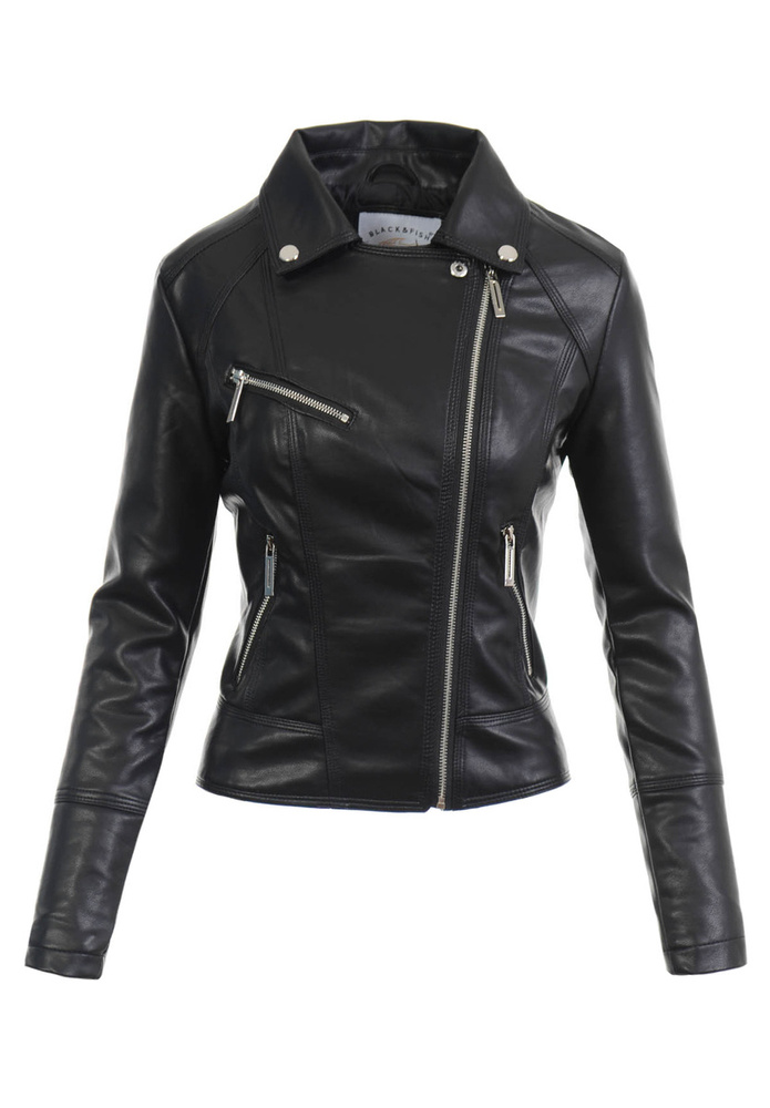 Damska Kurtka Ramoneska Eugenia Czarna