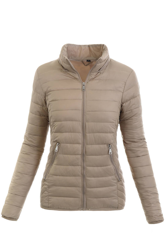 Damska Wiosenno- Jesienna Kurtka Malwina Beżowa
