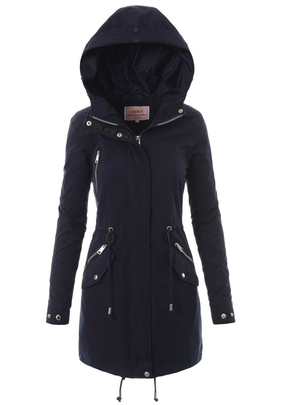 Damska Kurtka Parka Zimowa 2w1 Mirela Granat