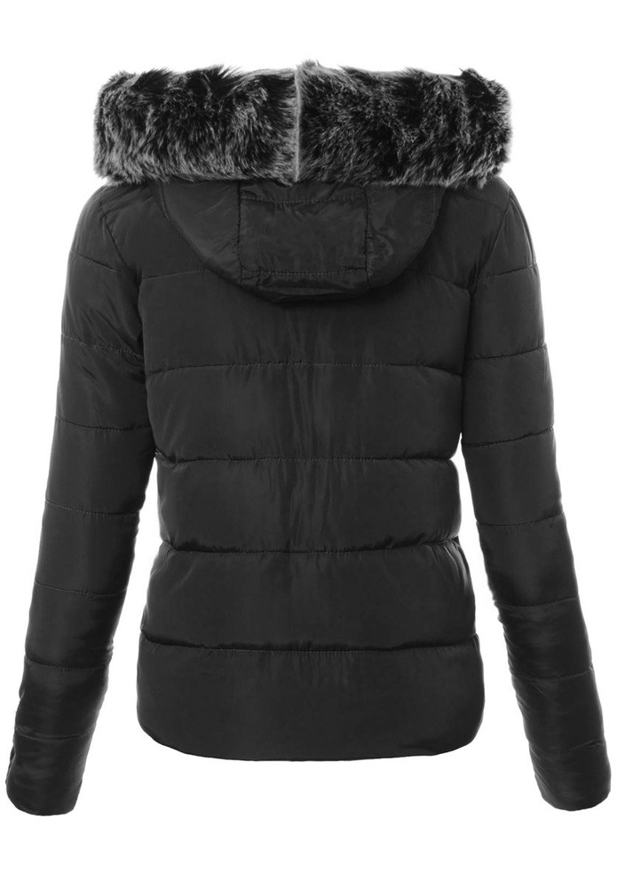 Damska Zimowa Kurtka Ortalionowa Czarna