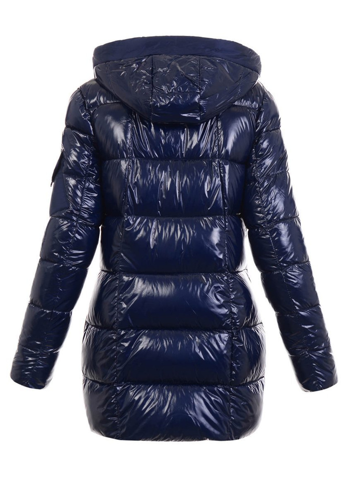 Damska Kurtka Ortalionowa Liza Granatowo-Żółta