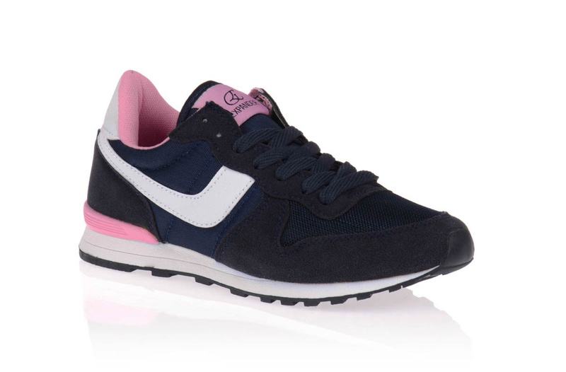 Damskie Buty Sportowe Expander Róż Granat