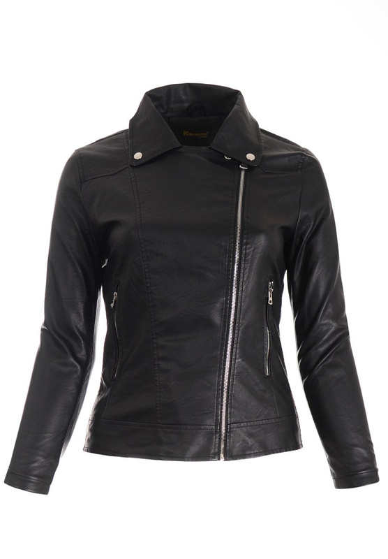 Damska Kurtka Ramoneska Izabela Czarna