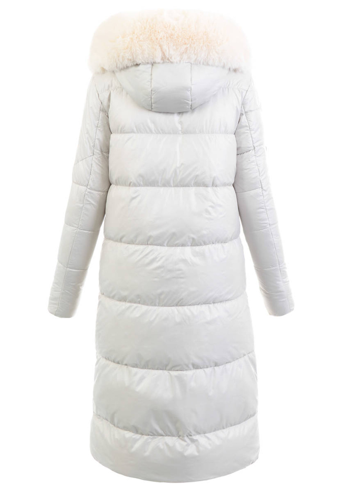 Damska Kurtka Ortalionowa Długa Serafina Ecru