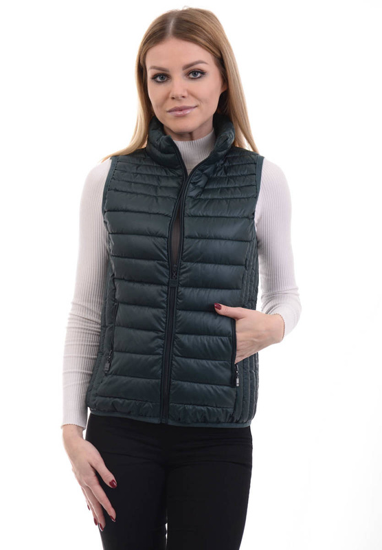 Damska Kamizelka Bezrękawnik Lilianna Zielony