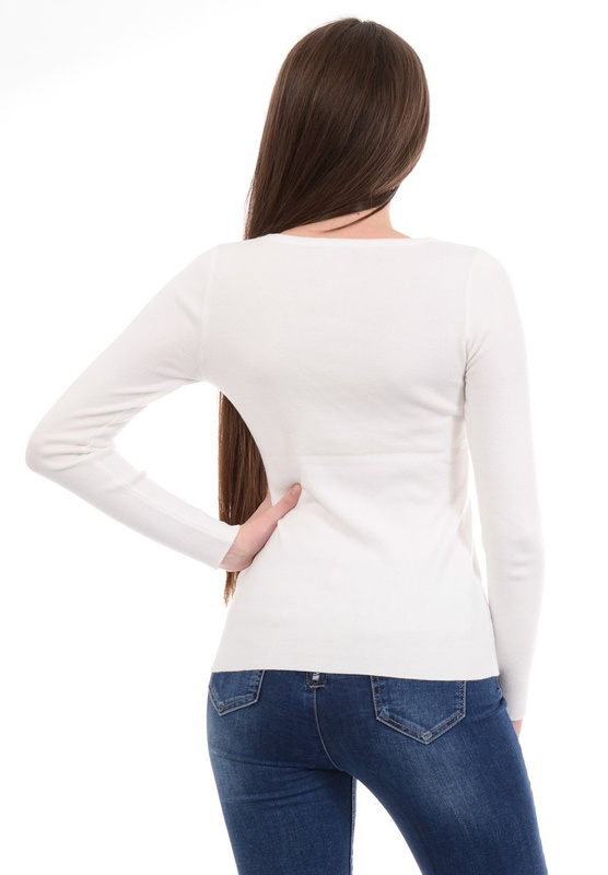 Damski Sweter Biały