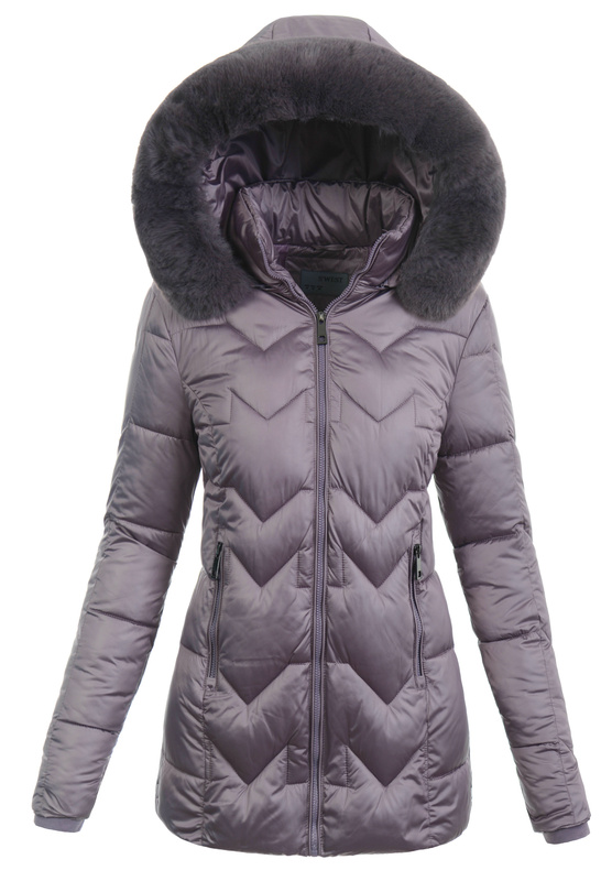Damska Kurtka Zimowa Michalina Fioletowa