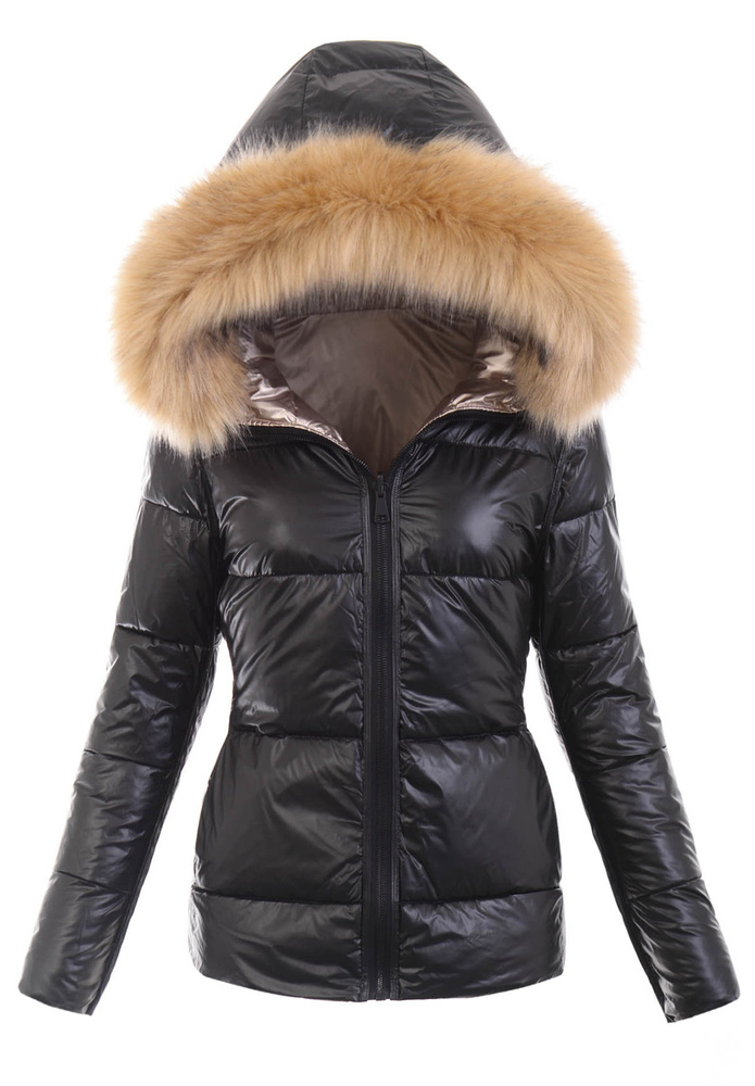 Damska Kurtka Zimowa Amelia Złota