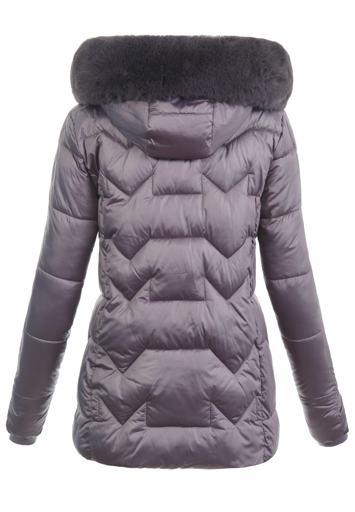 Damska Kurtka Zimowa Michalina Fioletowa