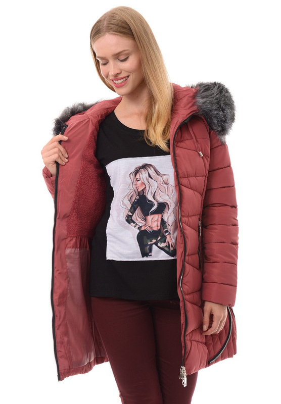 Damska Kurtka Ortalionowa Różowa