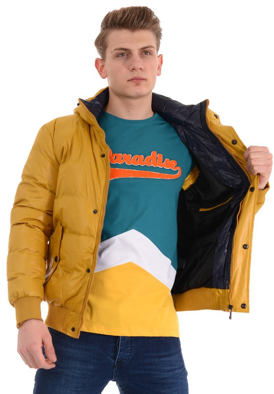 Męska Kurtka Bomber Olek Żółta