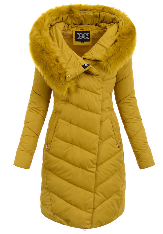 Damska Ortalionowa Kurtka Damska Konwalia Żółta