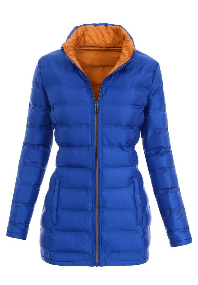 Damska Kurtka Wiosenna Niebieska