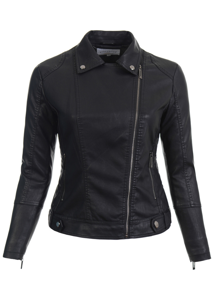 Damska Kurtka Ramoneska Miriam Czarna