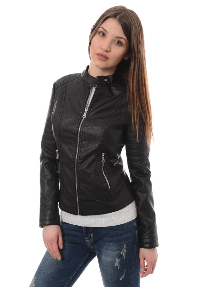 Damska Kurtka Ramoneska Czarna