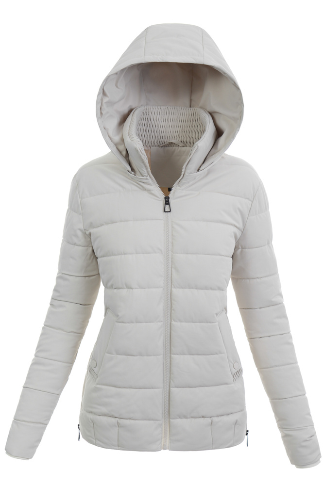 Damska Kurtka Zimowa Bernadeta Ecru