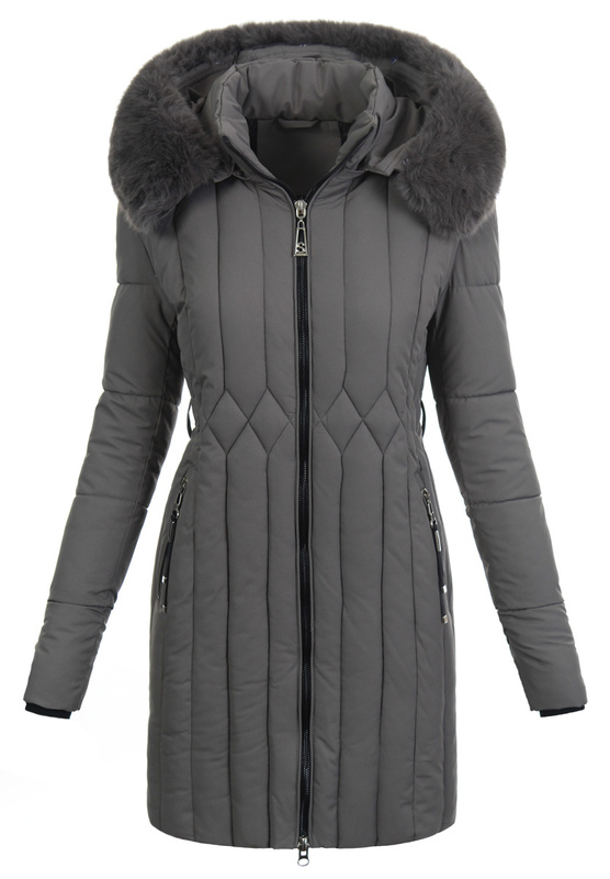 Damska Kurtka Zimowa Milena Grafitowa