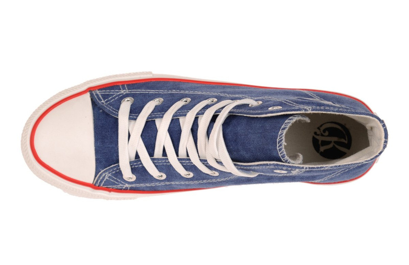 Wysokie Trampki Tenisówki Kylie Dżinsowe