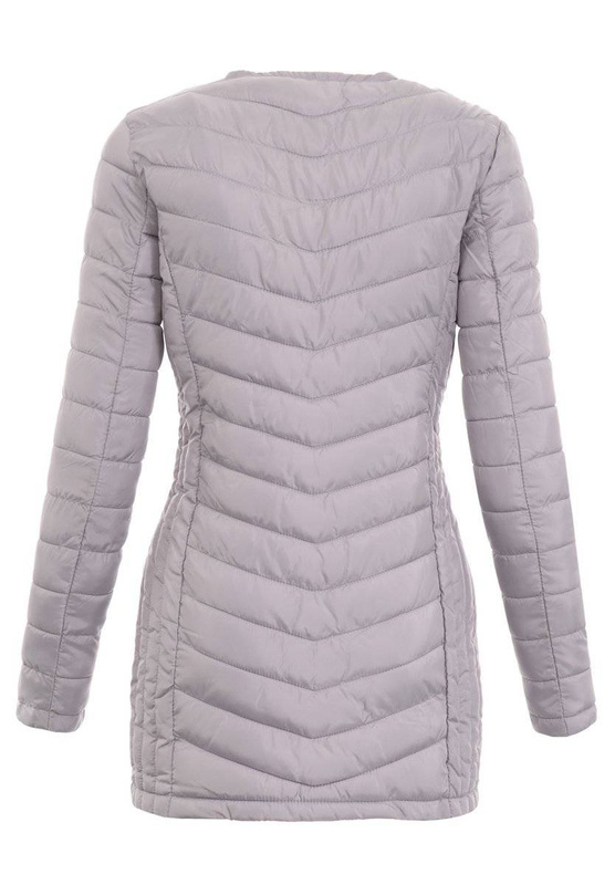 Damska Wiosenna Kurtka Bernadeta Szara