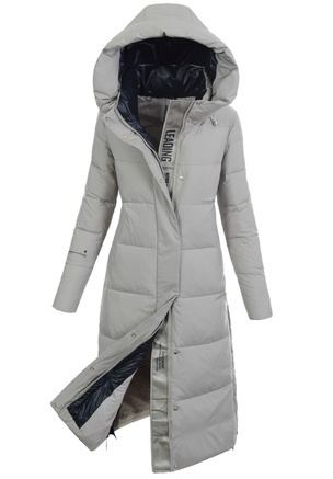 Damska Kurtka Ortalionowa Długa Waleria Oliwkowa