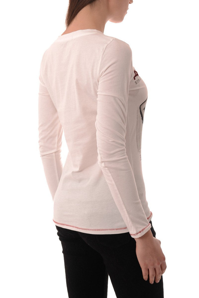 Damska Bluzka Glo Story Nadruk Biała