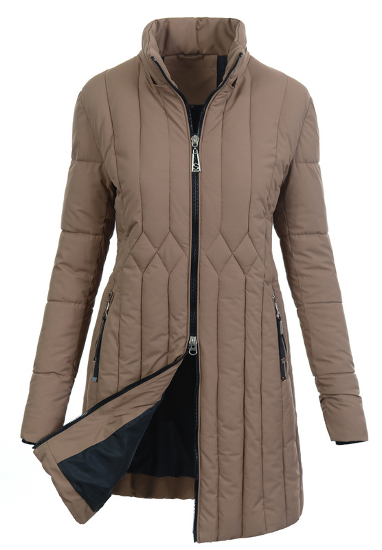 Damska Kurtka Zimowa Milena Brązowa