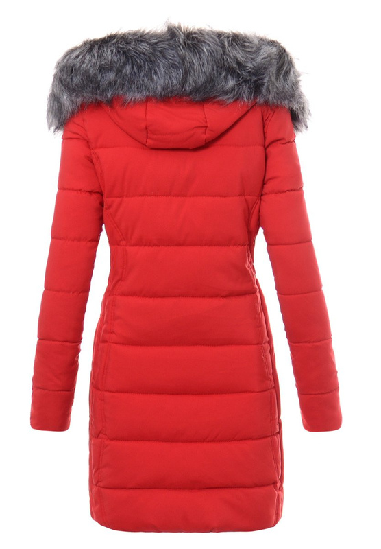 Kurtka Zimowa Karolina Czerwona