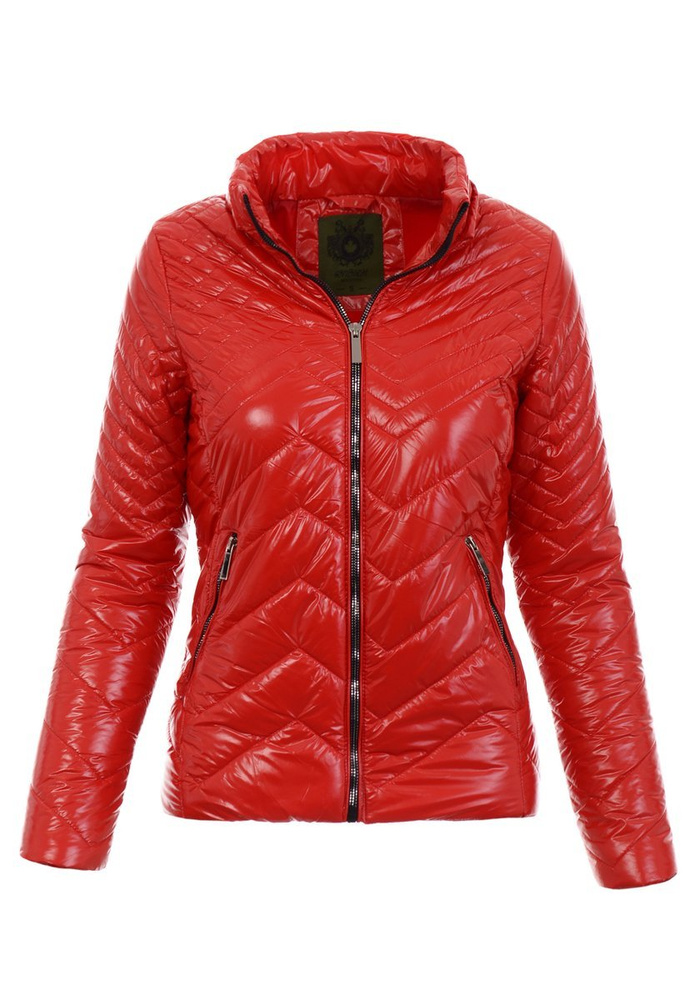 Damska Wiosenno- Jesienna Kurtka Nicola Czerwona