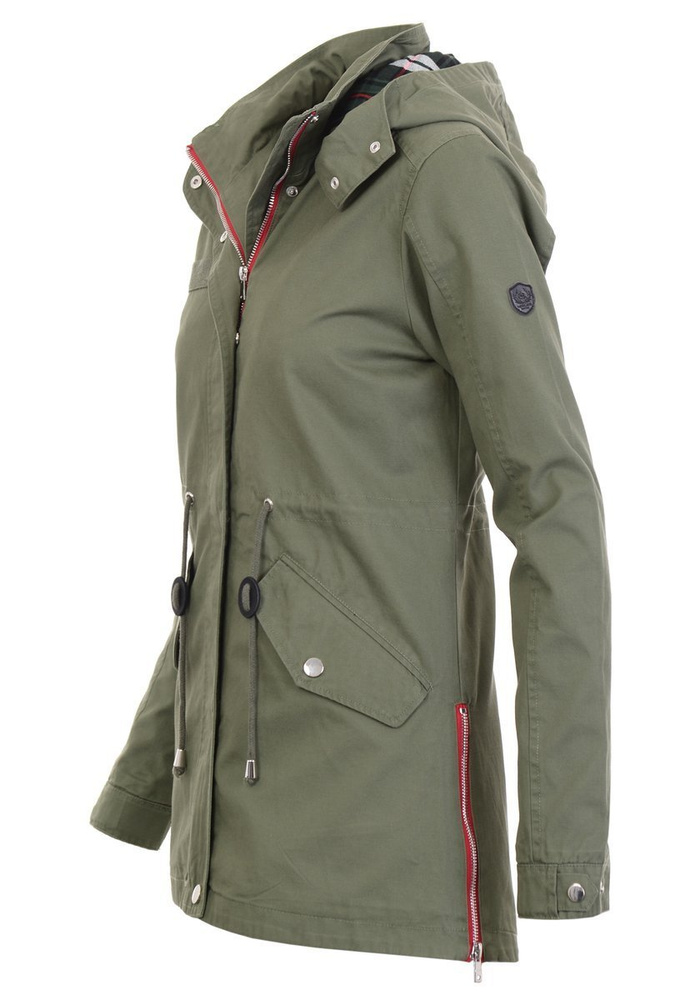 Kurtka Parka Wiosenna Zielona