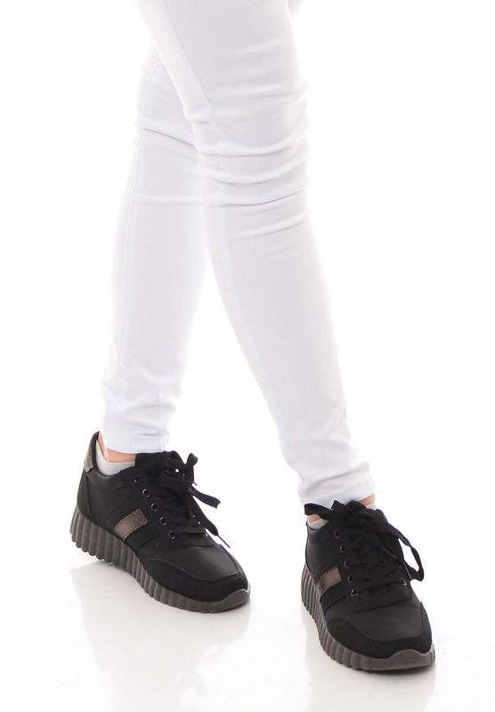 Damskie Sportowe Buty Czarne