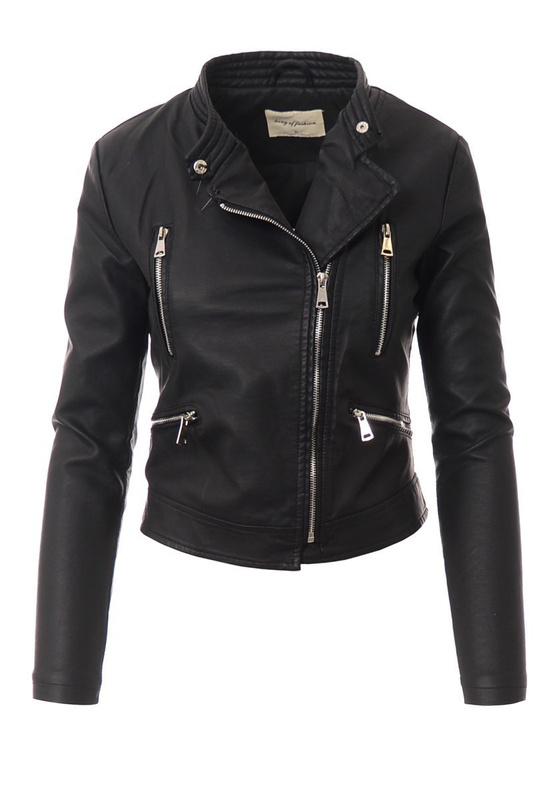 Damska Kurtka Ramoneska Klara Czarna