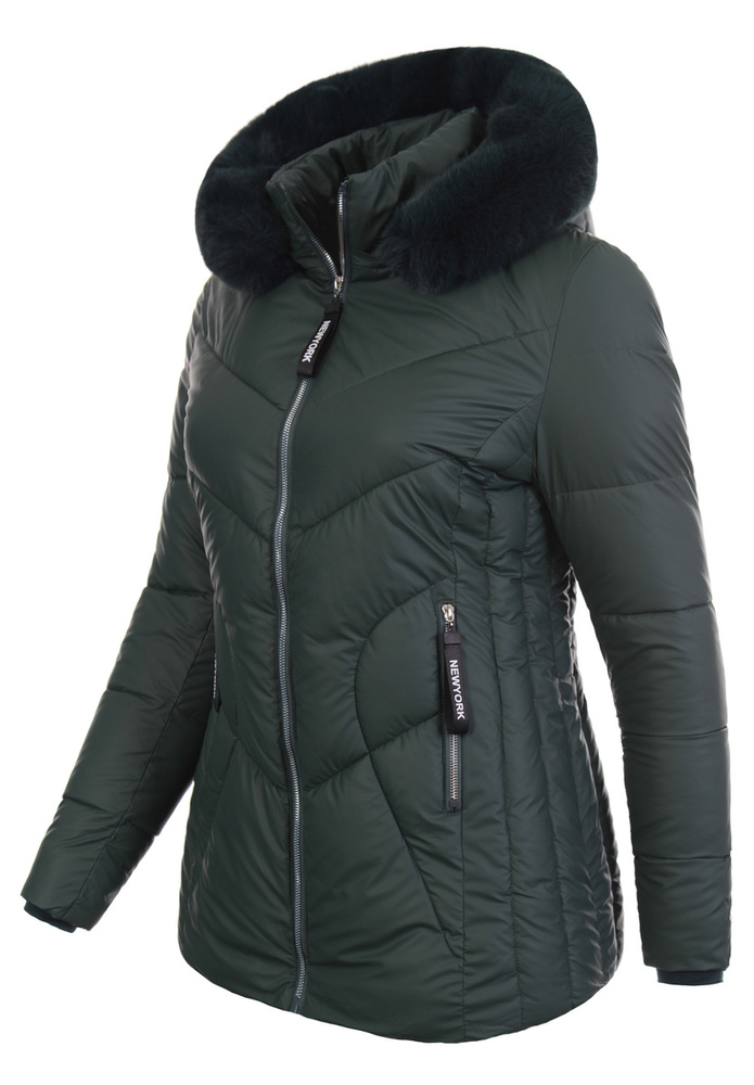 Damska Kurtka Ortalionowa Augustyna Zielona