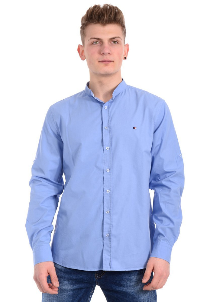 Męska Koszula Niebieska