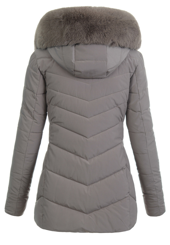 Damska Kurtka Zimowa Hanna Brązowa