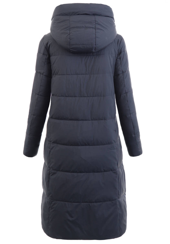 Damska Kurtka Ortalionowa Długa Ivana Granatowa
